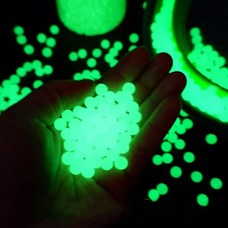 3,000 Pcs/7-8mm Fluorescent Water gel ammunition illuminated